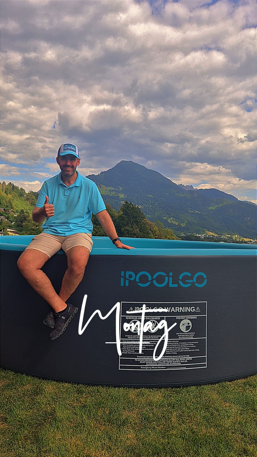 iPoolGo Premium Drop-Stitch Pool "Rund" Ø 2.0 m
